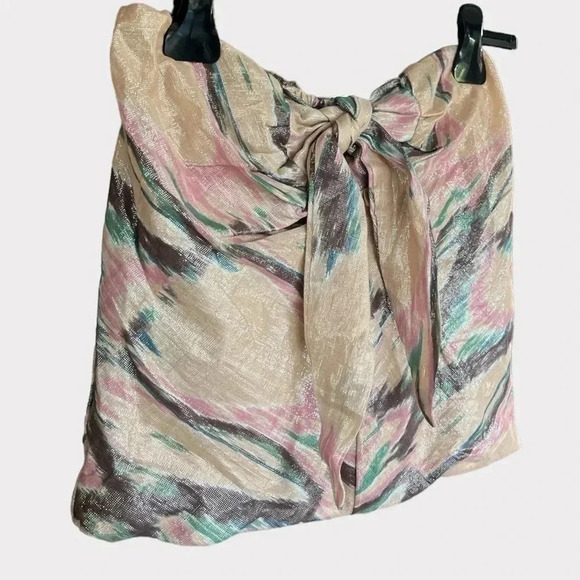 Free People FP One Women's Sunwashed Knot Blouson Strapless Top Size Small NWOT - Picture 3 of 9